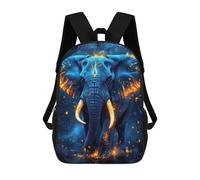sinyumoney Sacs À Dos Imprimés En 3D Pour Enfants Enchanted Forest Elephant -2 Sacs À Dos Scolaires Garçon Fille Avec Grandes Poches Pour Enfants 17inch