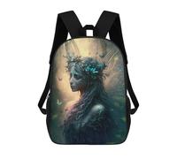 sinyumoney Sacs À Dos Imprimés En 3D Pour Enfants Enchanted Forest Fairy Sacs À Dos Scolaires Garçon Fille Avec Grandes Poches Pour Enfants 17inch