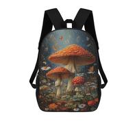 sinyumoney Sacs À Dos Imprimés En 3D Pour Enfants Enchanted Forest Mushrooms-1 Sacs À Dos Scolaires Garçon Fille Avec Grandes Poches Pour Enfants 17inch