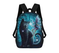 sinyumoney Sacs À Dos Imprimés En 3D Pour Enfants Enchanted Forest Whiskers Sacs À Dos Scolaires Garçon Fille Avec Grandes Poches Pour Enfants 17inch