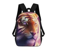 sinyumoney Sacs À Dos Imprimés En 3D Pour Enfants Enchanted Tiger Gaze : Sac À Dos Scolaire Mignon Pour Garçons, Idéal Pour Les Activités De Plein Air Et Les Sorties Au Collège 17inch