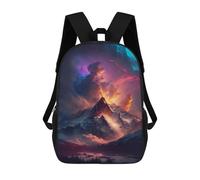 sinyumoney Sacs À Dos Imprimés En 3D Pour Enfants Erupting Volcano Landscape : Sac À Dos Scolaire Mignon Pour Garçons, Idéal Pour Les Activités De Plein Air Et Les Sorties Au Collège 17inch