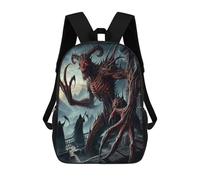 sinyumoney Sacs À Dos Imprimés En 3D Pour Enfants Evil Demon in Dark Castle Sacs À Dos Scolaires Garçon Fille Avec Grandes Poches Pour Enfants 17inch