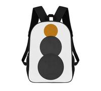 sinyumoney Sacs À Dos Imprimés En 3D Pour Enfants Expressionist Figures 2 : Sac À Dos Scolaire Mignon Pour Garçons, Idéal Pour Les Activités De Plein Air Et Les Sorties Au Collège 17inch