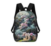 sinyumoney Sacs À Dos Imprimés En 3D Pour Enfants Fantasy Cloud Cityscape Sacs À Dos Scolaires Garçon Fille Avec Grandes Poches Pour Enfants 17inch