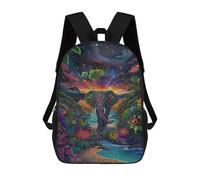 sinyumoney Sacs À Dos Imprimés En 3D Pour Enfants Fantasy Elephant in Paradise Sacs À Dos Tendance Et Décontractés, Sacs De Voyage Mignons, Sacs À Dos Décontractés Pour Garçons Et Filles