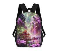 sinyumoney Sacs À Dos Imprimés En 3D Pour Enfants Fantasy Floating Islands : Sac À Dos Scolaire Mignon Pour Garçons, Idéal Pour Les Activités De Plein Air Et Les Sorties Au Collège 17inch