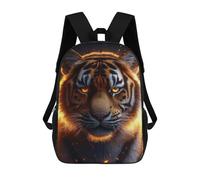 sinyumoney Sacs À Dos Imprimés En 3D Pour Enfants Fiery Tiger Portrait Sacs À Dos Tendance Et Décontractés, Sacs De Voyage Mignons, Sacs À Dos Décontractés Pour Garçons Et Filles