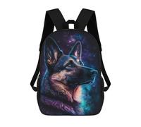 sinyumoney Sacs À Dos Imprimés En 3D Pour Enfants Galactic German Shepherd Art Print -1 Sacs À Dos Tendance Et Décontractés, Sacs De Voyage Mignons, Sacs À Dos Décontractés Pour Garçons Et Filles