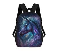 sinyumoney Sacs À Dos Imprimés En 3D Pour Enfants Galactic Unicorn Fantasy Art Print -2 Sacs À Dos Tendance Et Décontractés, Sacs De Voyage Mignons, Sacs À Dos Décontractés Pour Garçons Et Filles
