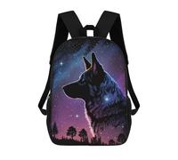sinyumoney Sacs À Dos Imprimés En 3D Pour Enfants German Shepherd Style 4 : Sac À Dos Scolaire Mignon Pour Garçons, Idéal Pour Les Activités De Plein Air Et Les Sorties Au Collège 17inch