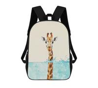 sinyumoney Sacs À Dos Imprimés En 3D Pour Enfants Giraffe in Water Minimalist Sacs À Dos Tendance Et Décontractés, Sacs De Voyage Mignons, Sacs À Dos Décontractés Pour Garçons Et Filles