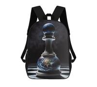 sinyumoney Sacs À Dos Imprimés En 3D Pour Enfants Global Chess Piece Earth Edition Sacs À Dos Scolaires Garçon Fille Avec Grandes Poches Pour Enfants 17inch