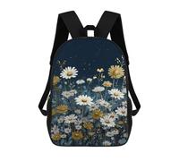 sinyumoney Sacs À Dos Imprimés En 3D Pour Enfants Glowing Daisies Nightly Glow Sacs À Dos Tendance Et Décontractés, Sacs De Voyage Mignons, Sacs À Dos Décontractés Pour Garçons Et Filles