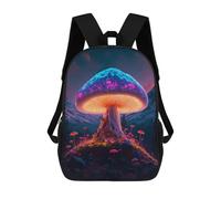 sinyumoney Sacs À Dos Imprimés En 3D Pour Enfants Glowing Mushroom Landscape-1 : Sac À Dos Scolaire Mignon Pour Garçons, Idéal Pour Les Activités De Plein Air Et Les Sorties Au Collège 17inch