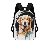 sinyumoney Sacs À Dos Imprimés En 3D Pour Enfants Golden Retriever Style 10 : Sac À Dos Scolaire Mignon Pour Garçons, Idéal Pour Les Activités De Plein Air Et Les Sorties Au Collège 17inch