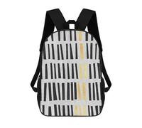 sinyumoney Sacs À Dos Imprimés En 3D Pour Enfants Gray Lines 6 : Sac À Dos Scolaire Mignon Pour Garçons, Idéal Pour Les Activités De Plein Air Et Les Sorties Au Collège 17inch