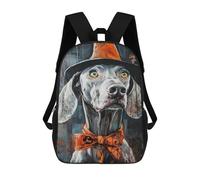 sinyumoney Sacs À Dos Imprimés En 3D Pour Enfants Halloween Dog Witch Hat Art Print-1 Sacs À Dos Tendance Et Décontractés, Sacs De Voyage Mignons, Sacs À Dos Décontractés Pour Garçons Et Filles