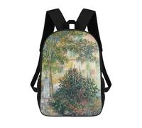 sinyumoney Sacs À Dos Imprimés En 3D Pour Enfants in The Garden 1876 : Sac À Dos Scolaire Mignon Pour Garçons, Idéal Pour Les Activités De Plein Air Et Les Sorties Au Collège 17inch