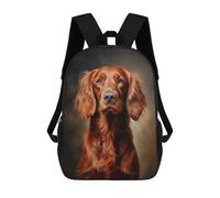 sinyumoney Sacs À Dos Imprimés En 3D Pour Enfants Irish Setter : Sac À Dos Scolaire Mignon Pour Garçons, Idéal Pour Les Activités De Plein Air Et Les Sorties Au Collège 17inch