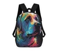 sinyumoney Sacs À Dos Imprimés En 3D Pour Enfants Labrador Retriever Style 4 Sacs À Dos Scolaires Garçon Fille Avec Grandes Poches Pour Enfants 17inch