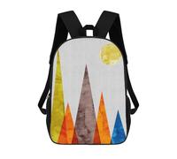 sinyumoney Sacs À Dos Imprimés En 3D Pour Enfants Landscape Collage 03 : Sac À Dos Scolaire Mignon Pour Garçons, Idéal Pour Les Activités De Plein Air Et Les Sorties Au Collège 17inch
