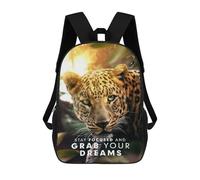 sinyumoney Sacs À Dos Imprimés En 3D Pour Enfants Leopard Dreams Motivation Sacs À Dos Scolaires Garçon Fille Avec Grandes Poches Pour Enfants 17inch