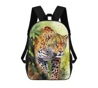 sinyumoney Sacs À Dos Imprimés En 3D Pour Enfants Leopard In The Jungle Sacs À Dos Tendance Et Décontractés, Sacs De Voyage Mignons, Sacs À Dos Décontractés Pour Garçons Et Filles