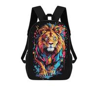 sinyumoney Sacs À Dos Imprimés En 3D Pour Enfants Lion Graffiti Style Sacs À Dos Scolaires Garçon Fille Avec Grandes Poches Pour Enfants 17inch