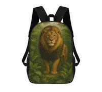 sinyumoney Sacs À Dos Imprimés En 3D Pour Enfants Lion in Jungle Painting Sacs À Dos Tendance Et Décontractés, Sacs De Voyage Mignons, Sacs À Dos Décontractés Pour Garçons Et Filles