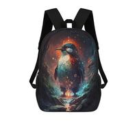 sinyumoney Sacs À Dos Imprimés En 3D Pour Enfants Magical Bird in Forest : Sac À Dos Scolaire Mignon Pour Garçons, Idéal Pour Les Activités De Plein Air Et Les Sorties Au Collège 17inch