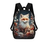sinyumoney Sacs À Dos Imprimés En 3D Pour Enfants Magical Fox in Flowers Sacs À Dos Tendance Et Décontractés, Sacs De Voyage Mignons, Sacs À Dos Décontractés Pour Garçons Et Filles