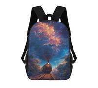 sinyumoney Sacs À Dos Imprimés En 3D Pour Enfants Magical Train Journey Sacs À Dos Tendance Et Décontractés, Sacs De Voyage Mignons, Sacs À Dos Décontractés Pour Garçons Et Filles