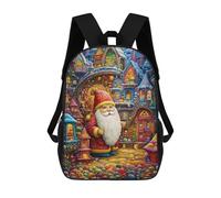 sinyumoney Sacs À Dos Imprimés En 3D Pour Enfants Magical Winter Wonderland Sacs À Dos Scolaires Garçon Fille Avec Grandes Poches Pour Enfants 17inch