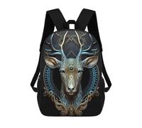 sinyumoney Sacs À Dos Imprimés En 3D Pour Enfants Mystical Astrology Deer Sacs À Dos Scolaires Garçon Fille Avec Grandes Poches Pour Enfants 17inch