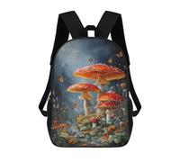 sinyumoney Sacs À Dos Imprimés En 3D Pour Enfants Mystical Mushroom Garden Sacs À Dos Tendance Et Décontractés, Sacs De Voyage Mignons, Sacs À Dos Décontractés Pour Garçons Et Filles