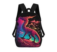 sinyumoney Sacs À Dos Imprimés En 3D Pour Enfants Neon Dragon Majesty Sacs À Dos Scolaires Garçon Fille Avec Grandes Poches Pour Enfants 17inch