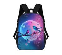 sinyumoney Sacs À Dos Imprimés En 3D Pour Enfants Night Sky Birds Romance Sacs À Dos Scolaires Garçon Fille Avec Grandes Poches Pour Enfants 17inch