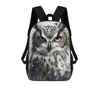 sinyumoney Sacs À Dos Imprimés En 3D Pour Enfants Owl Beauty Watercolor : Sac À Dos Scolaire Mignon Pour Garçons, Idéal Pour Les Activités De Plein Air Et Les Sorties Au Collège 17inch
