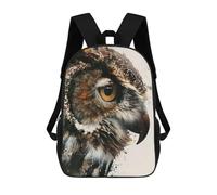 sinyumoney Sacs À Dos Imprimés En 3D Pour Enfants Owl Painting Watercolor : Sac À Dos Scolaire Mignon Pour Garçons, Idéal Pour Les Activités De Plein Air Et Les Sorties Au Collège 17inch