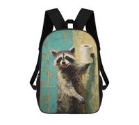 sinyumoney Sacs À Dos Imprimés En 3D Pour Enfants Raccoon in Bathroom Painting-1 Sacs À Dos Tendance Et Décontractés, Sacs De Voyage Mignons, Sacs À Dos Décontractés Pour Garçons Et Filles