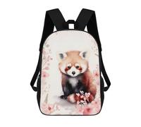 sinyumoney Sacs À Dos Imprimés En 3D Pour Enfants Red Panda in Watercolor Sacs À Dos Tendance Et Décontractés, Sacs De Voyage Mignons, Sacs À Dos Décontractés Pour Garçons Et Filles