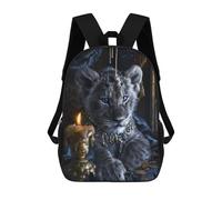 sinyumoney Sacs À Dos Imprimés En 3D Pour Enfants Royal Lion Cub Portrait-2 Sacs À Dos Tendance Et Décontractés, Sacs De Voyage Mignons, Sacs À Dos Décontractés Pour Garçons Et Filles