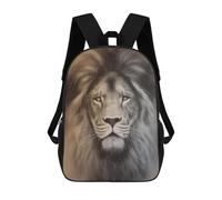 sinyumoney Sacs À Dos Imprimés En 3D Pour Enfants Royal Lion Portrait Art Print Sacs À Dos Tendance Et Décontractés, Sacs De Voyage Mignons, Sacs À Dos Décontractés Pour Garçons Et Filles
