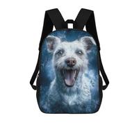 sinyumoney Sacs À Dos Imprimés En 3D Pour Enfants Smiling Jack Russell Terrier : Sac À Dos Scolaire Mignon Pour Garçons, Idéal Pour Les Activités De Plein Air Et Les Sorties Au Collège 17inch