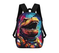sinyumoney Sacs À Dos Imprimés En 3D Pour Enfants Space Dinosaur Adventure -4 Sacs À Dos Tendance Et Décontractés, Sacs De Voyage Mignons, Sacs À Dos Décontractés Pour Garçons Et Filles
