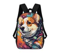 sinyumoney Sacs À Dos Imprimés En 3D Pour Enfants Space Dog Adventure-152 Sacs À Dos Tendance Et Décontractés, Sacs De Voyage Mignons, Sacs À Dos Décontractés Pour Garçons Et Filles