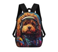 sinyumoney Sacs À Dos Imprimés En 3D Pour Enfants Space Pup Adventure -62 Sacs À Dos Tendance Et Décontractés, Sacs De Voyage Mignons, Sacs À Dos Décontractés Pour Garçons Et Filles