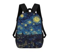 sinyumoney Sacs À Dos Imprimés En 3D Pour Enfants Starry Night Cityscape -7 Sacs À Dos Tendance Et Décontractés, Sacs De Voyage Mignons, Sacs À Dos Décontractés Pour Garçons Et Filles