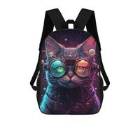 sinyumoney Sacs À Dos Imprimés En 3D Pour Enfants Steampunk Cat Goggles Sacs À Dos Tendance Et Décontractés, Sacs De Voyage Mignons, Sacs À Dos Décontractés Pour Garçons Et Filles